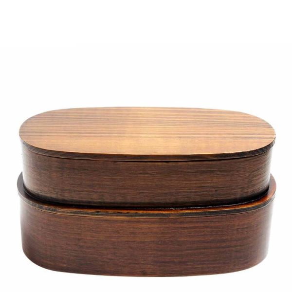 Bento bois foncé élégant