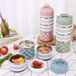 Vue intérieure compartiments lunch box