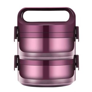 Bento violet fermé