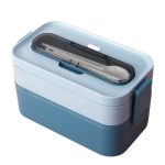 Boite bento bleue élégante