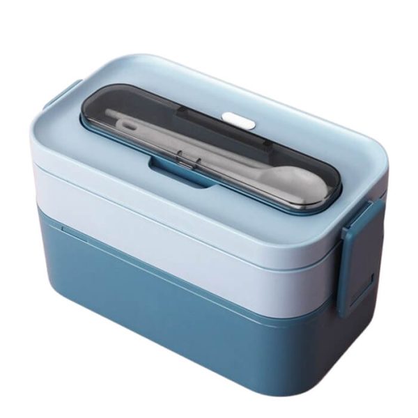 Boite bento bleue élégante
