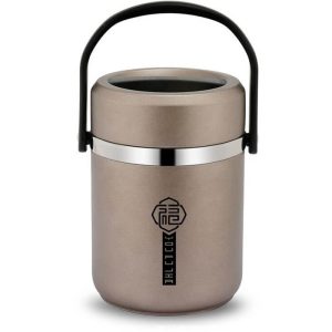 Boîte repas isotherme grise