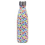 Bouteille cœurs multicolores