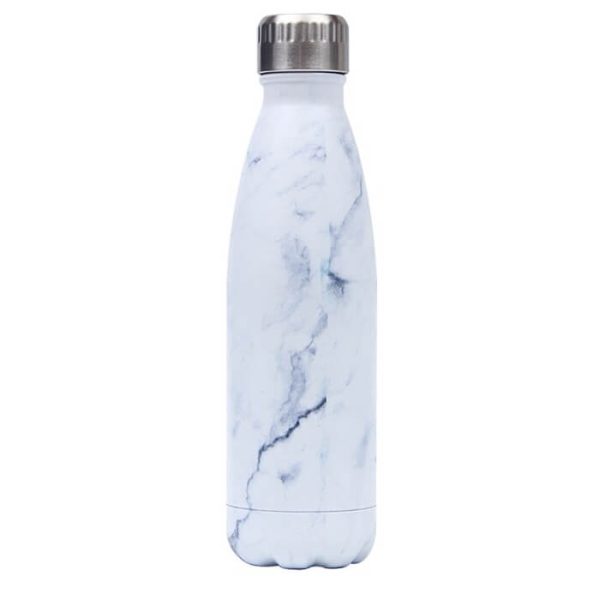 Bouteille inox marbre