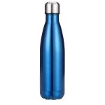Bouteille en inox bleue