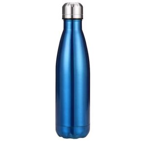 Bouteille en inox bleue