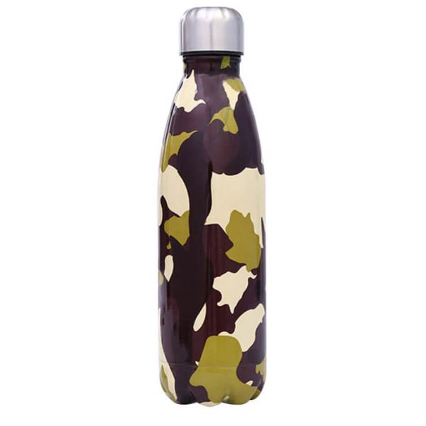 Bouteille isotherme kaki