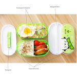 Lunch box plastique sécurisée