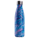 Gourde design feuille bleue