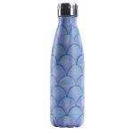Gourde bleue écailles design