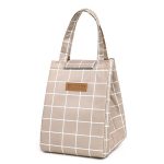Lunch bag matelassé beige