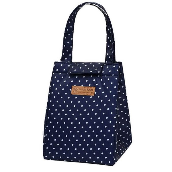 Lunch bag bleu élégant