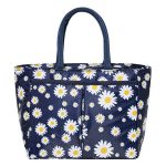 Lunch bag bleu gros plan