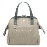 Sac lunch gris élégant