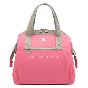 Lunch bag rose-rouge transport