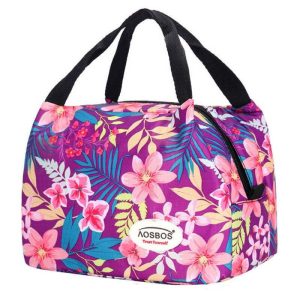 Lunch bag fleuri élégant