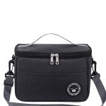 Lunch bag noir élégant