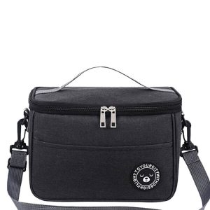 Lunch bag noir élégant