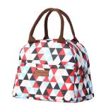Lunch bag coloré sur table