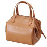 Lunch bag cuir marron