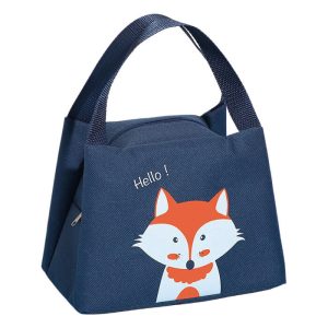 Lunch bag avec renard souriant