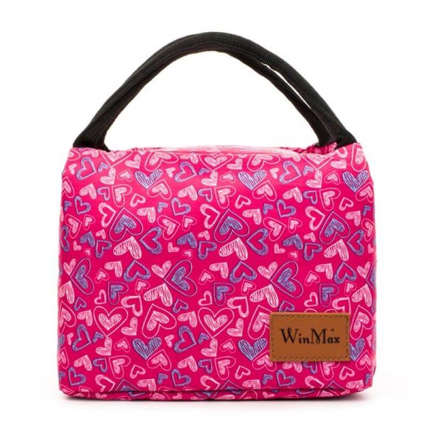 Lunch bag Pluie de coeurs