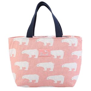 Lunch bag rose motif ours