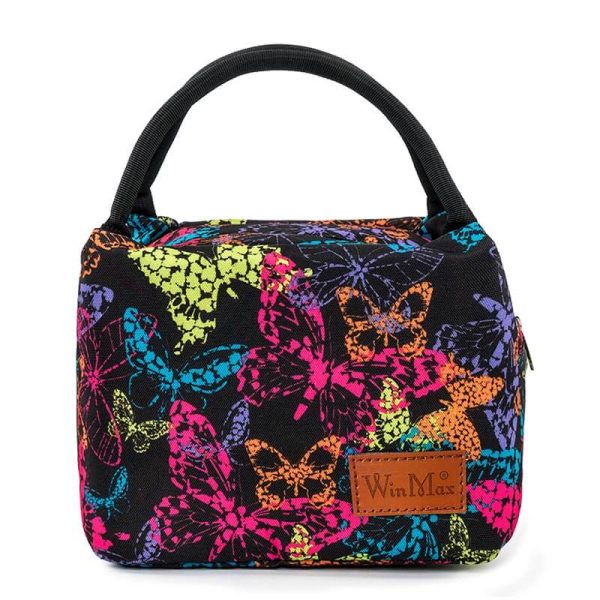 Sac isotherme papillons colorés