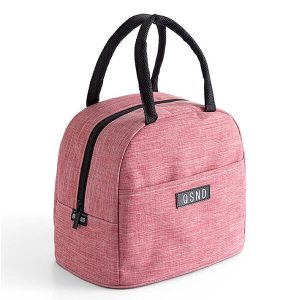 Lunch bag rouge plié