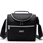 Lunch bag noir fermé