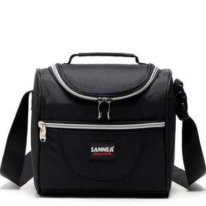 Lunch bag noir fermé
