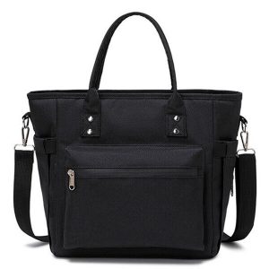 Lunch bag noir élégant