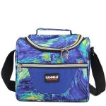Lunch bag bleu élégant