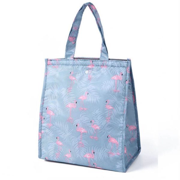 Lunch bag flamant rose