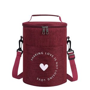 Lunch bag rouge isotherme