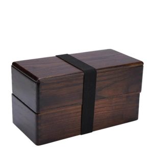 Lunch box bois fermée