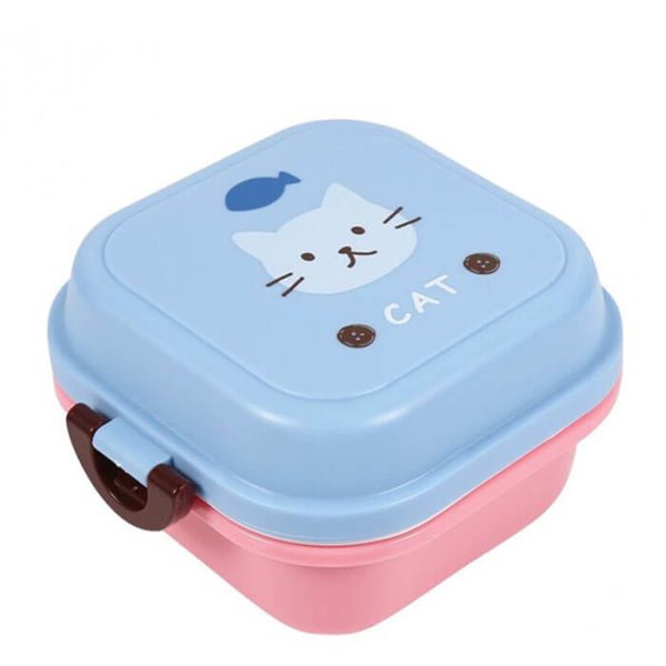 Lunch box motif chat
