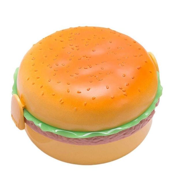 Lunch box hamburger design