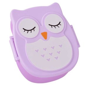Lunch box violette en plastique