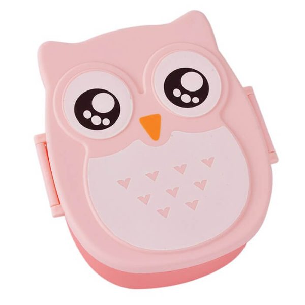 Lunch box rose design hibou