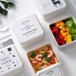 Lunch box blanche moderne