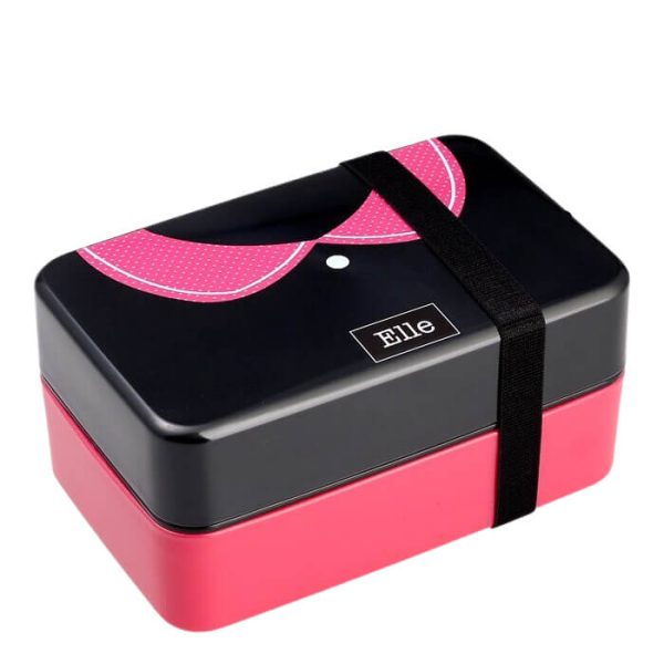 Lunch box rose élégante
