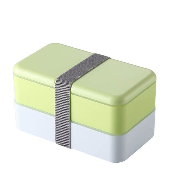 Lunch box verte compartiments