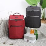 Sac glacière rouge randonnée