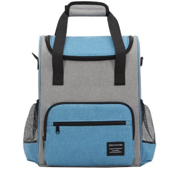 Sac à dos bleu extérieur