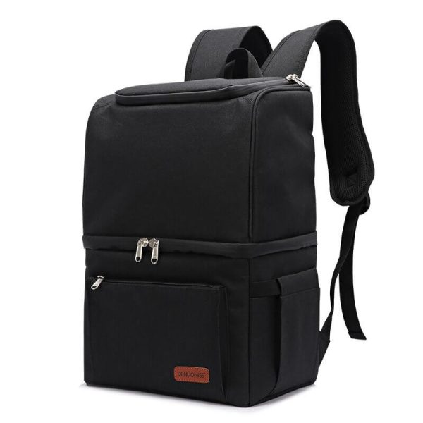 Sac à dos noir glacière