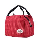 Sac rouge à pois