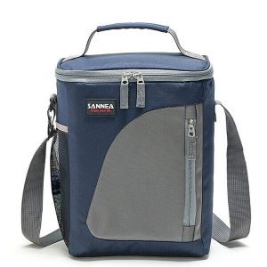 Sac isotherme bleu fermé