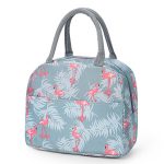 sac lunch box flamant rose