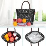 Lunch bag noir moderne